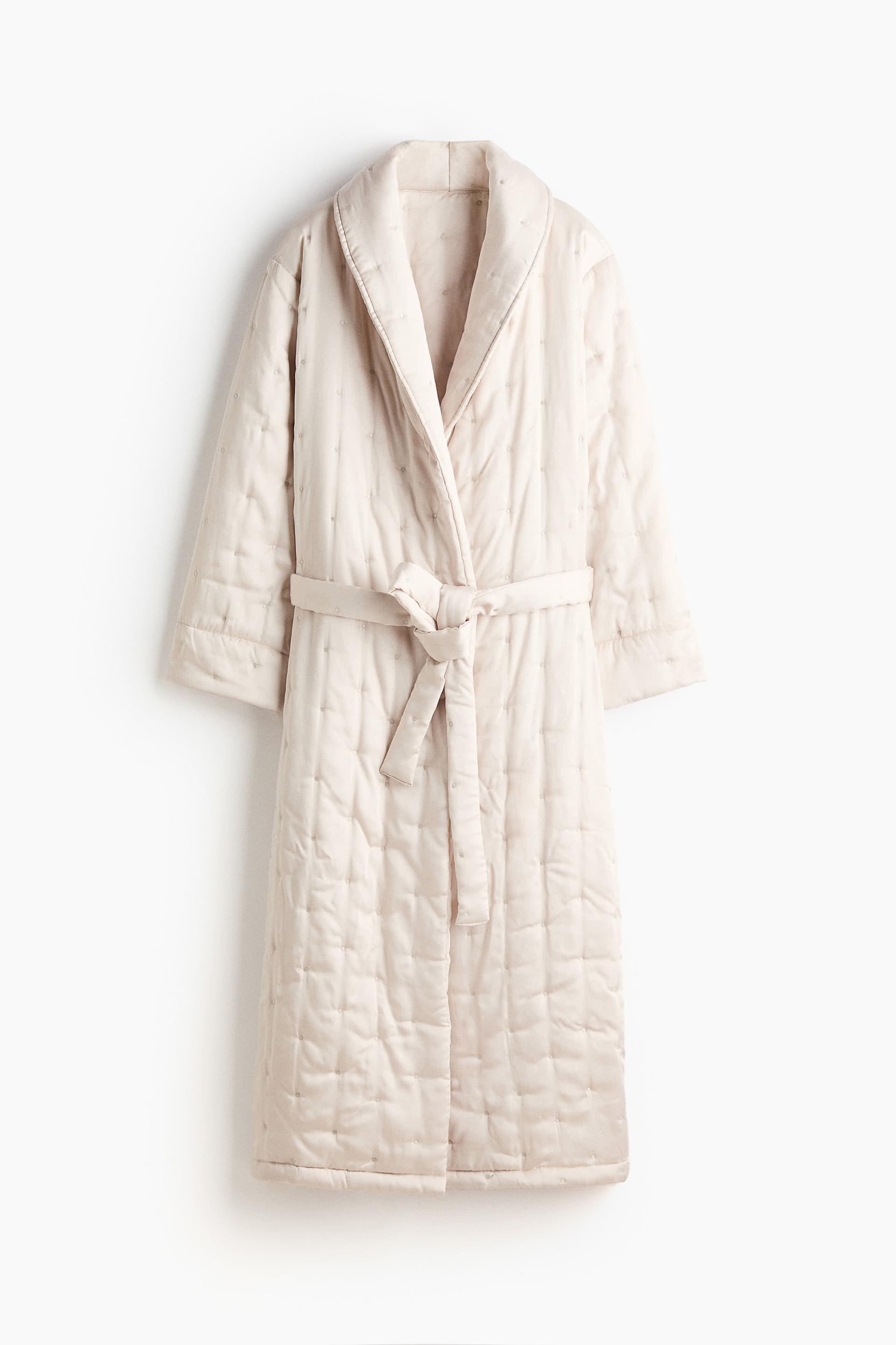 quilted robe