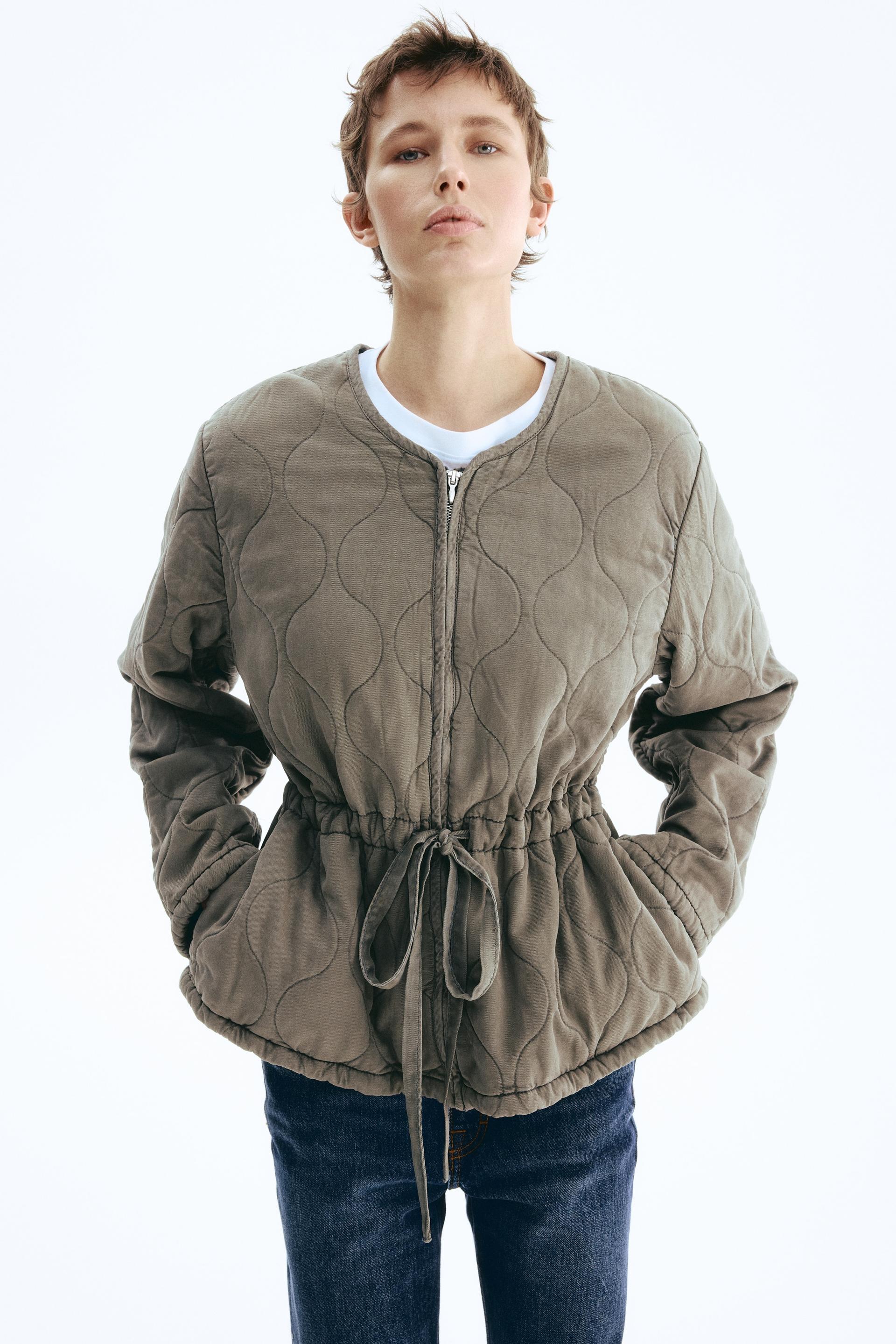 quilted twill jacket