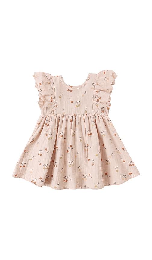 quincy mae alina dress in pink.