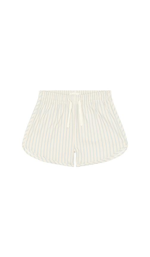 quincy mae boys swim short in baby blue.