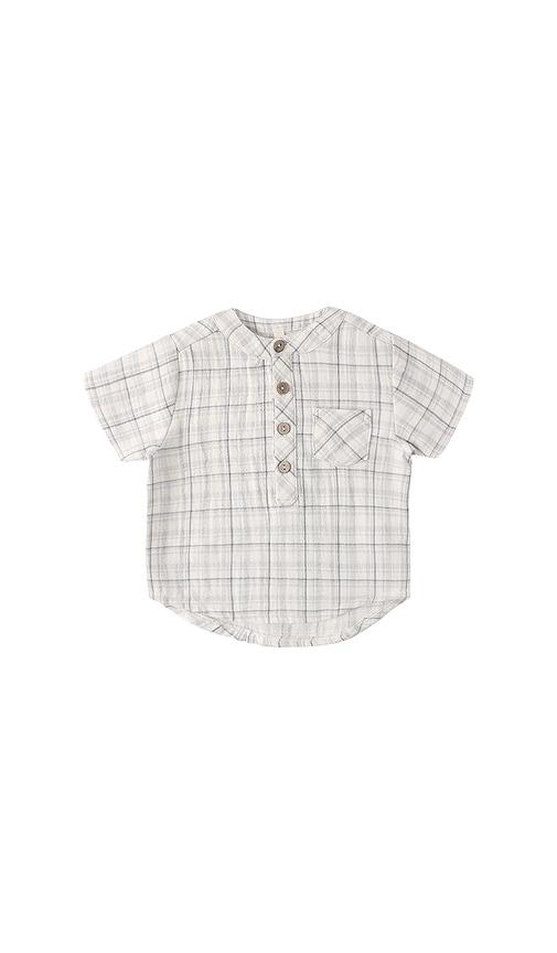 quincy mae jaxson shirt in blue.