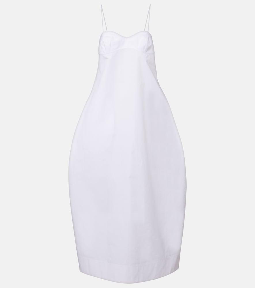 róhe cotton bustier dress