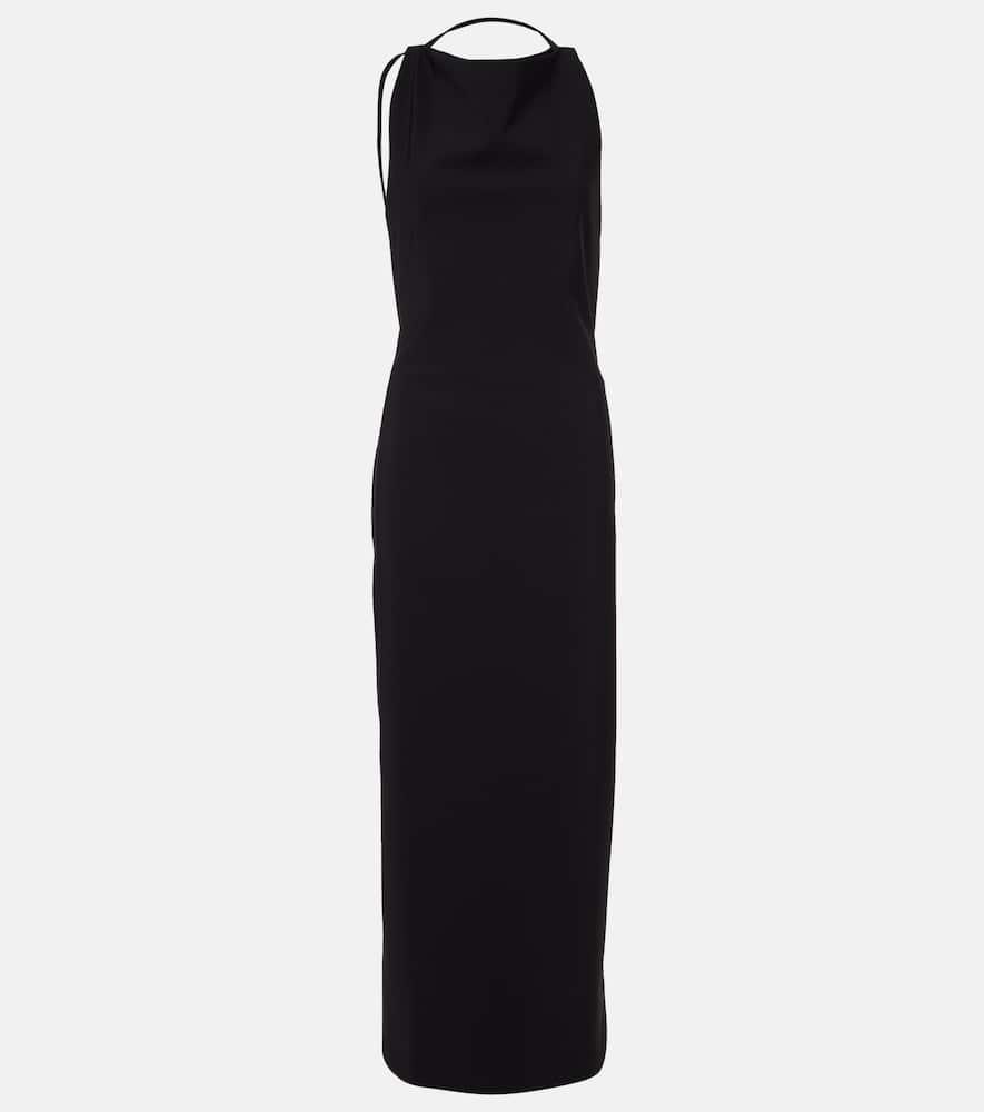 róhe crêpe maxi dress