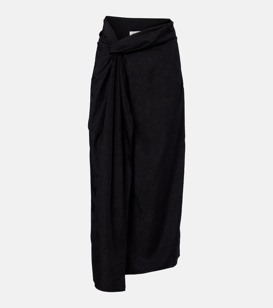 róhe gathered midi skirt