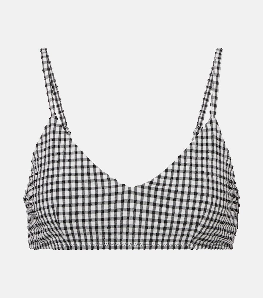 róhe gingham bralette