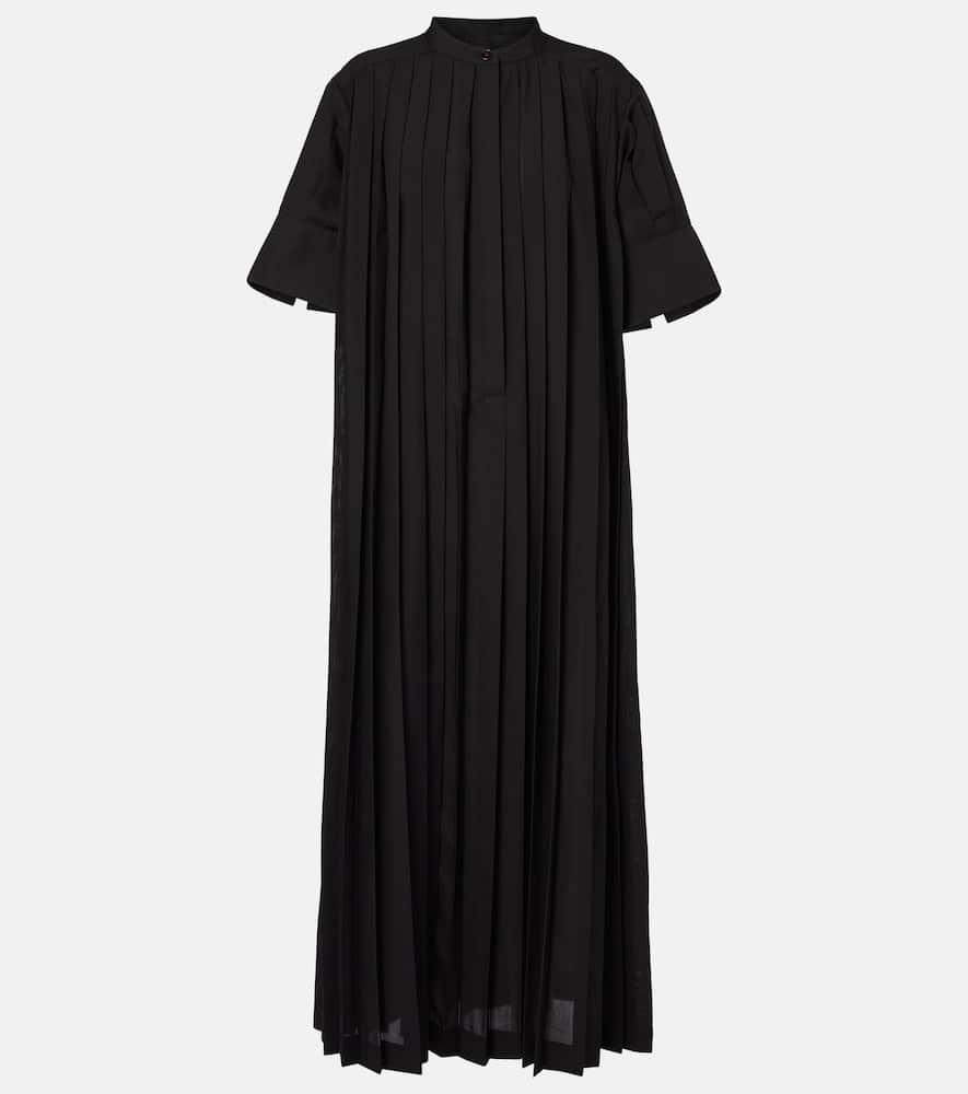 róhe harmonica plissé maxi dress