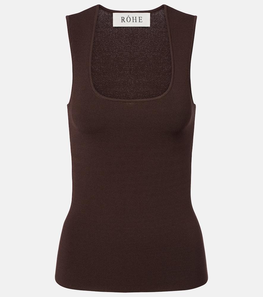róhe knitted tank top