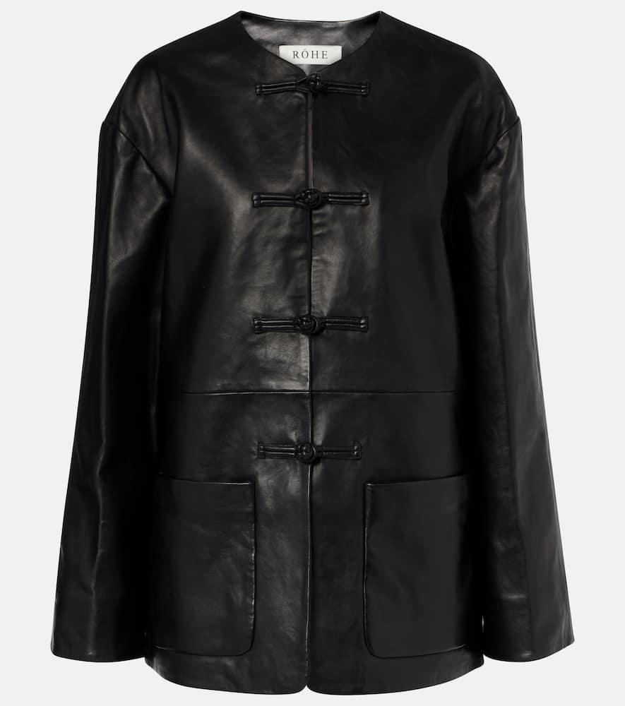 róhe leather jacket