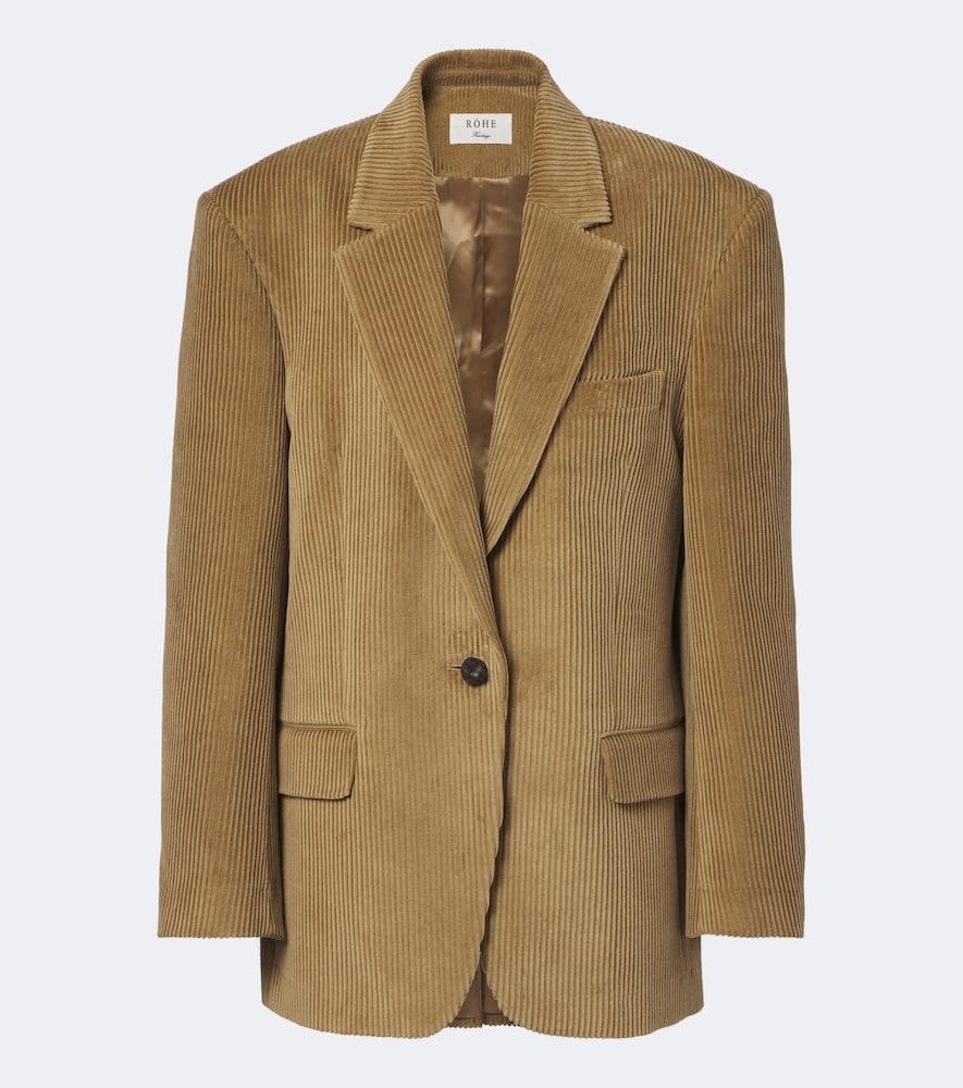 róhe oversized cotton corduroy jacket