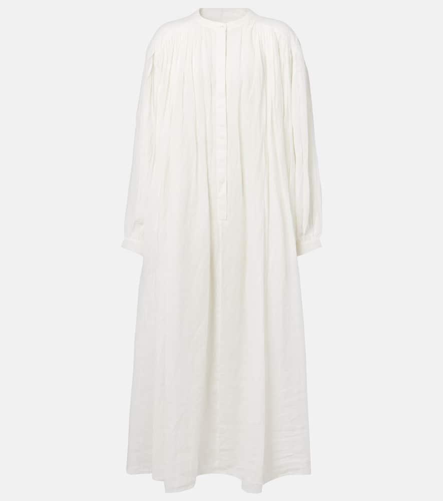 róhe oversized ramie maxi dress