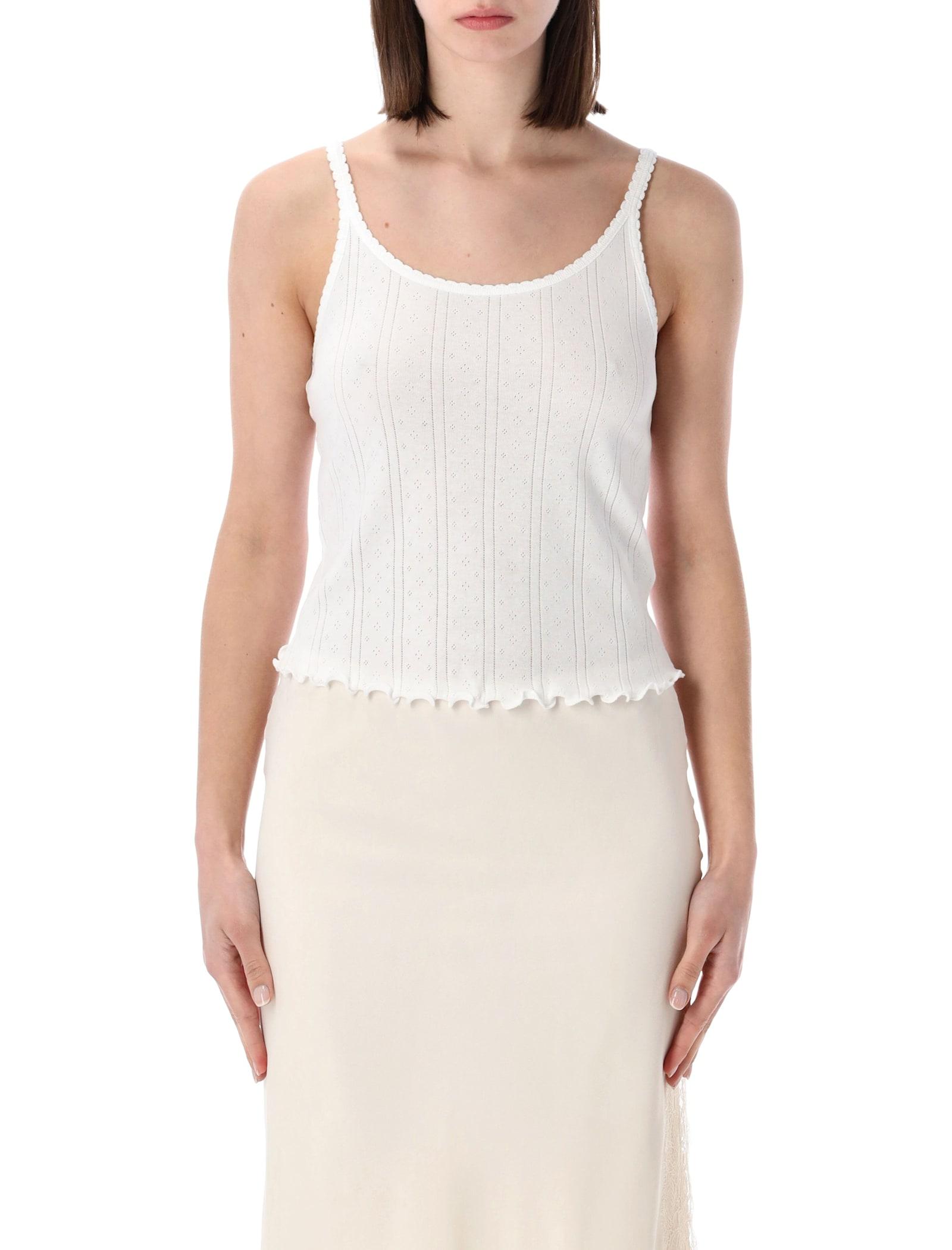 róhe pointelle cotton tank top