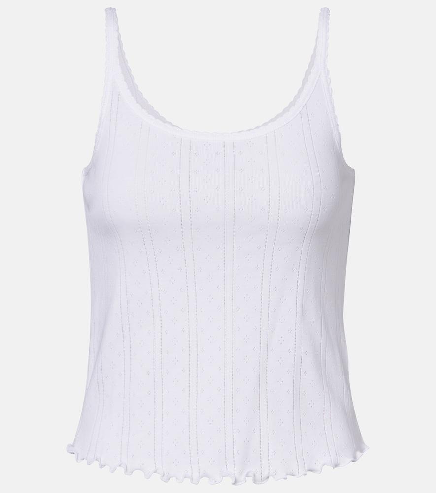 róhe pointelle cotton tank top