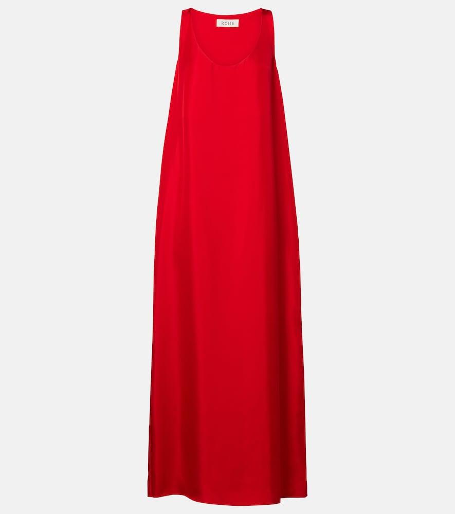 róhe silk maxi dress