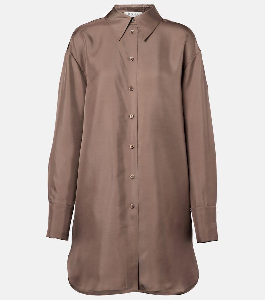 róhe silk shirt
