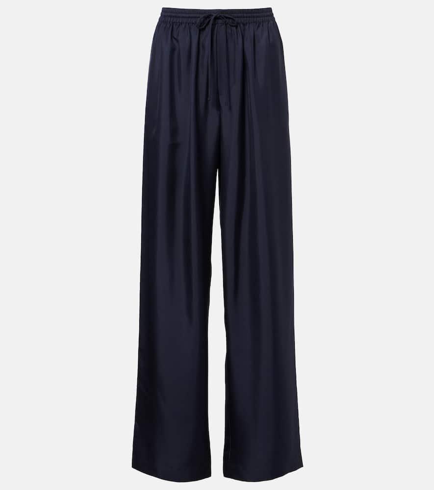 róhe silk straight pants