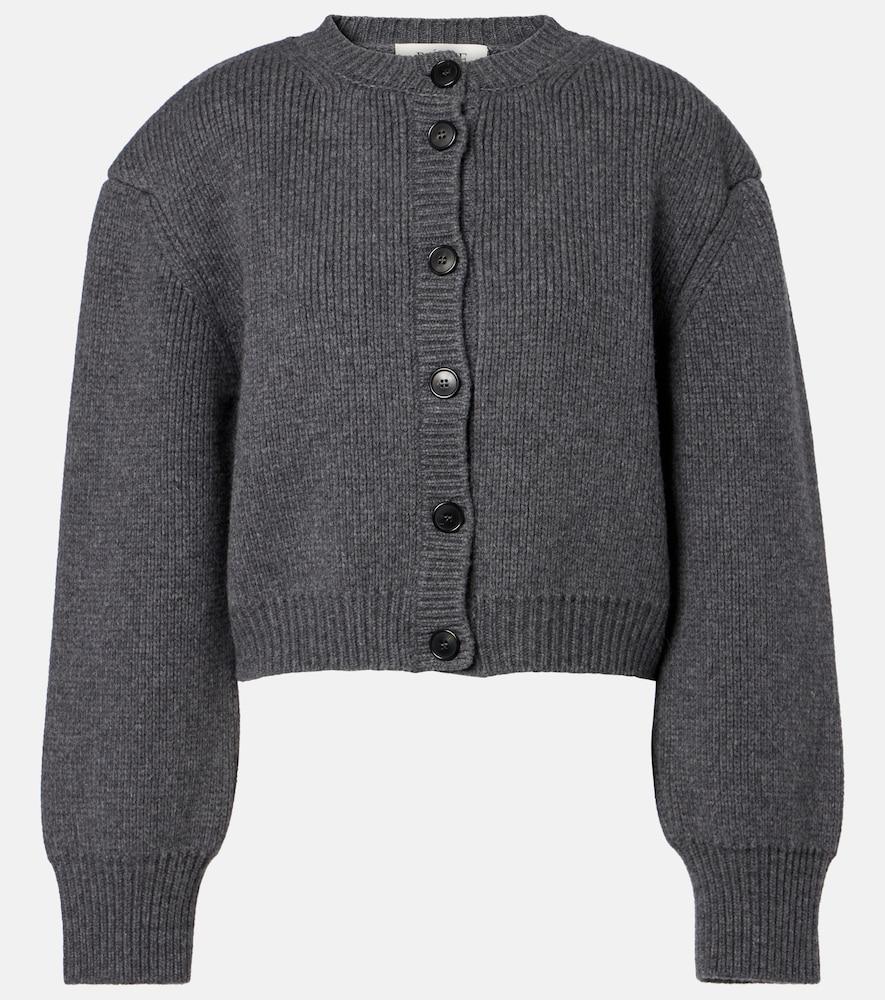 róhe statement wool cardigan
