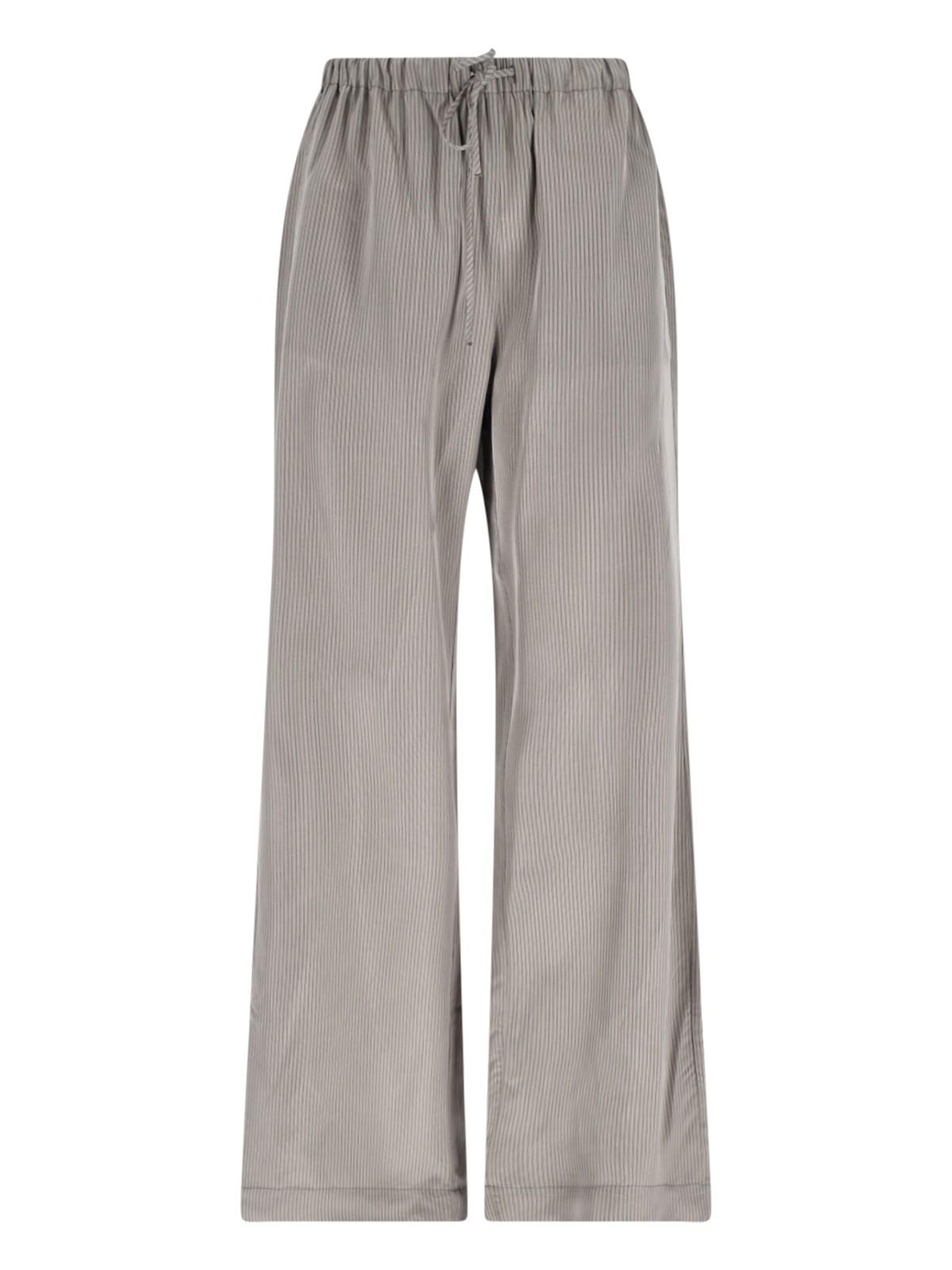 róhe striped trousers