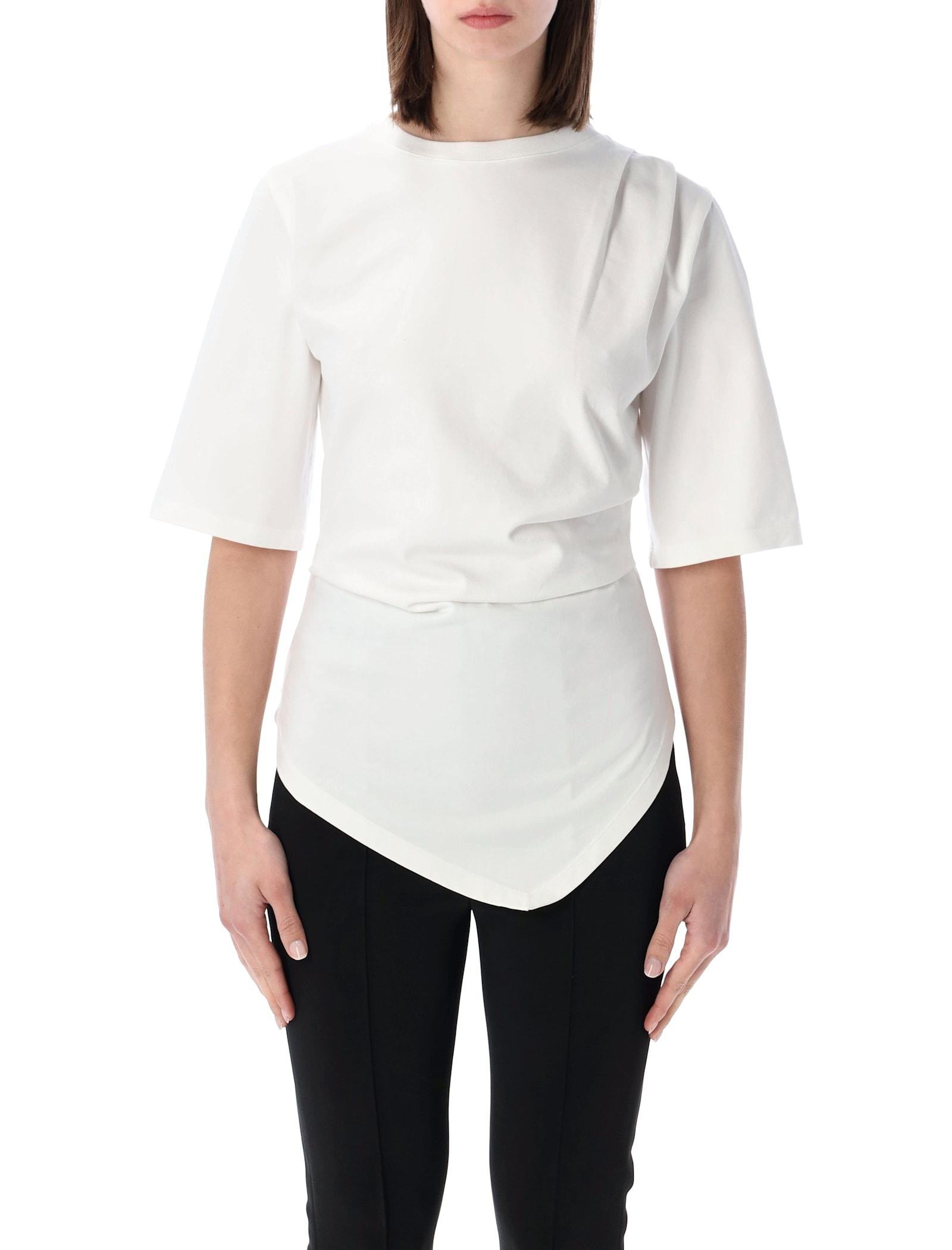 róhe twisted organic cotton t-shirt