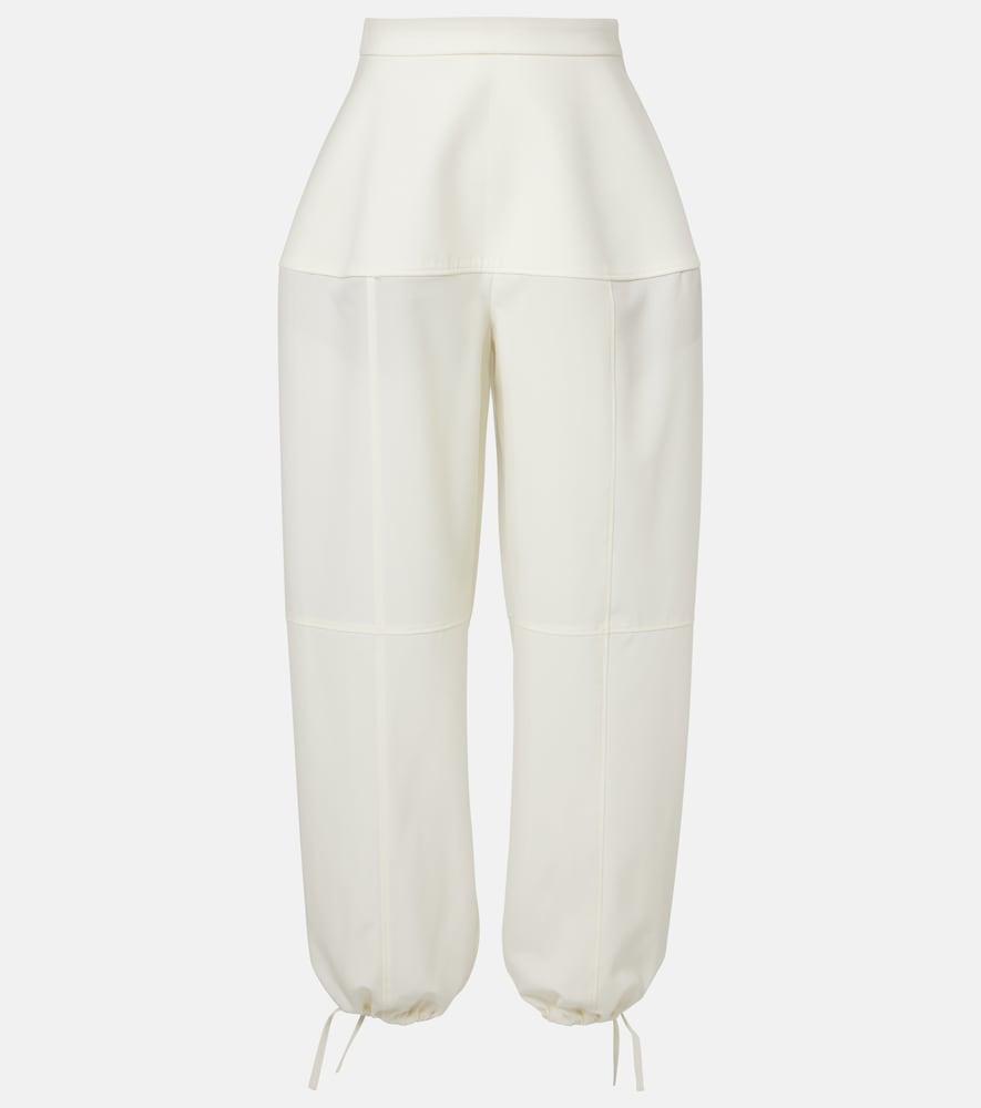 róhe virgin wool balloon pants