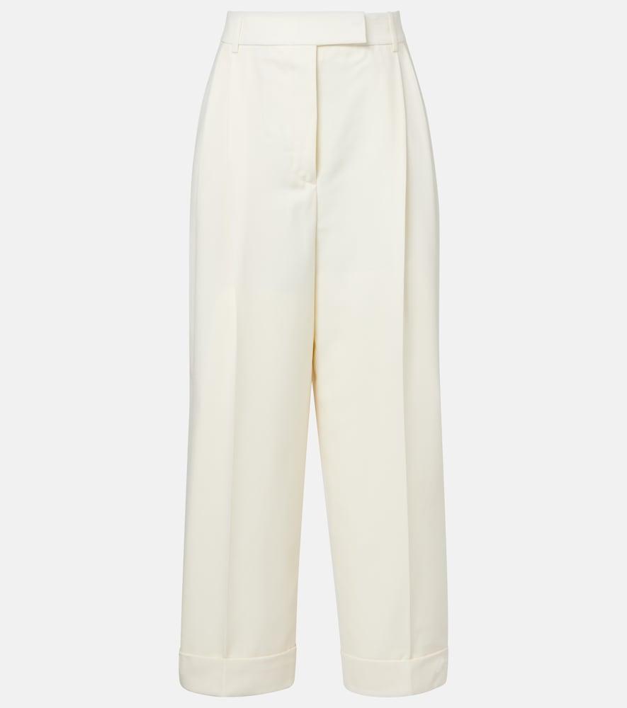 róhe virgin wool straight pants