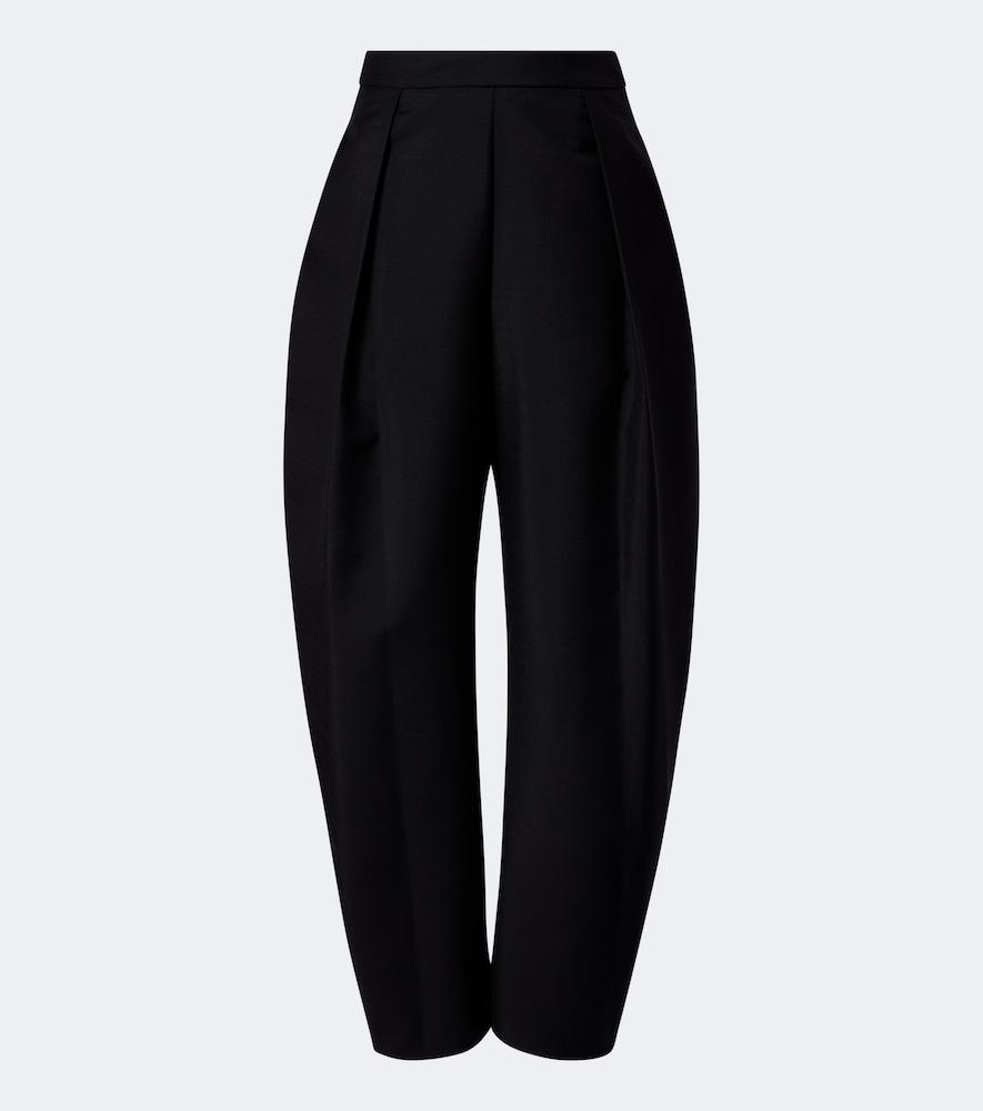 róhe wool and mohair barrel pants