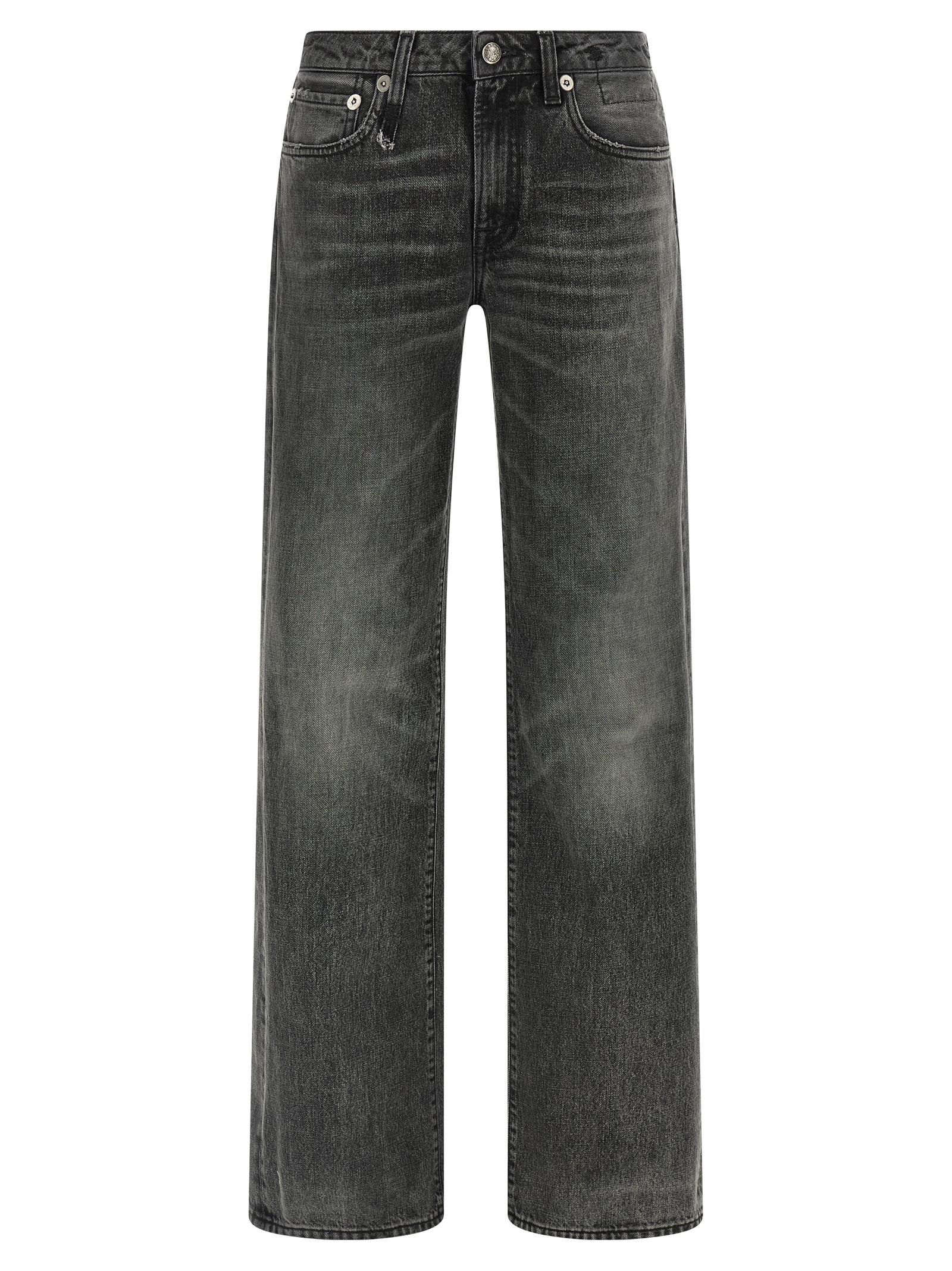r13 effie jeans gray cotton - women