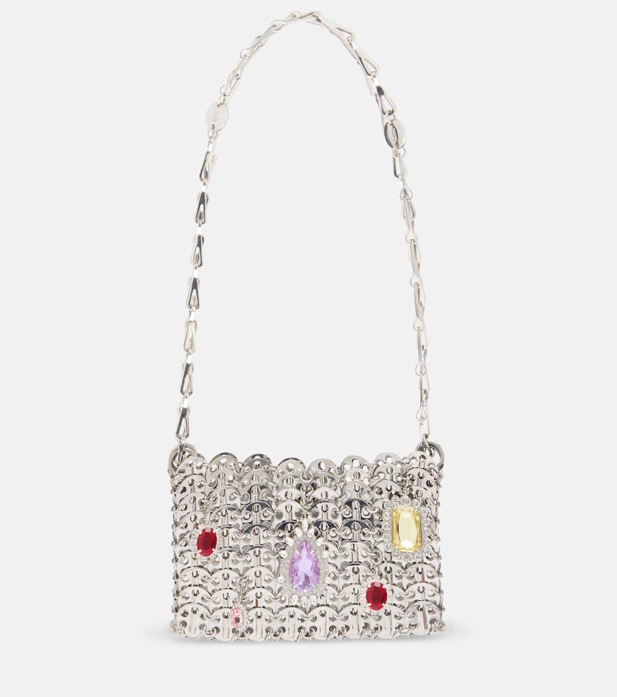 rabanne 1969 nano embellished shoulder bag
