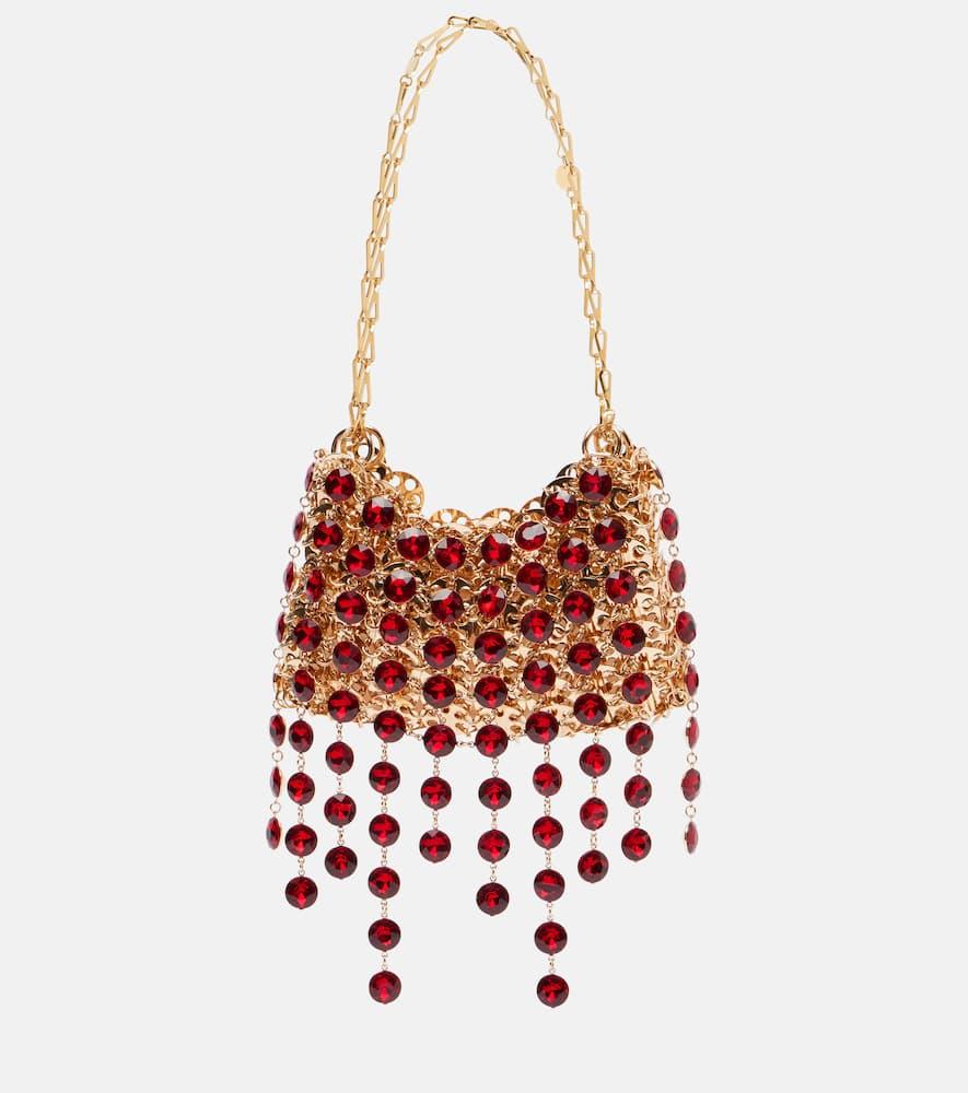 rabanne 1969 nano embellished shoulder bag
