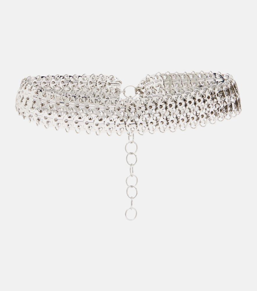 rabanne embellished chain belt