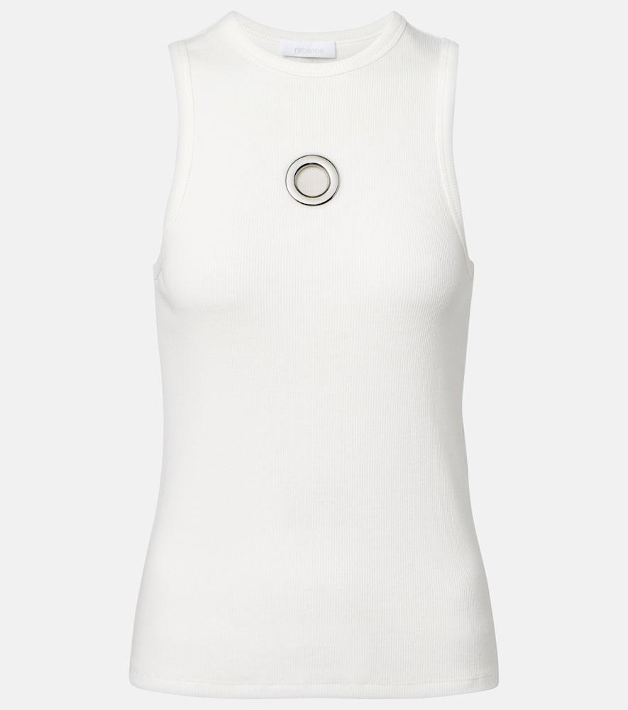 rabanne embellished cotton