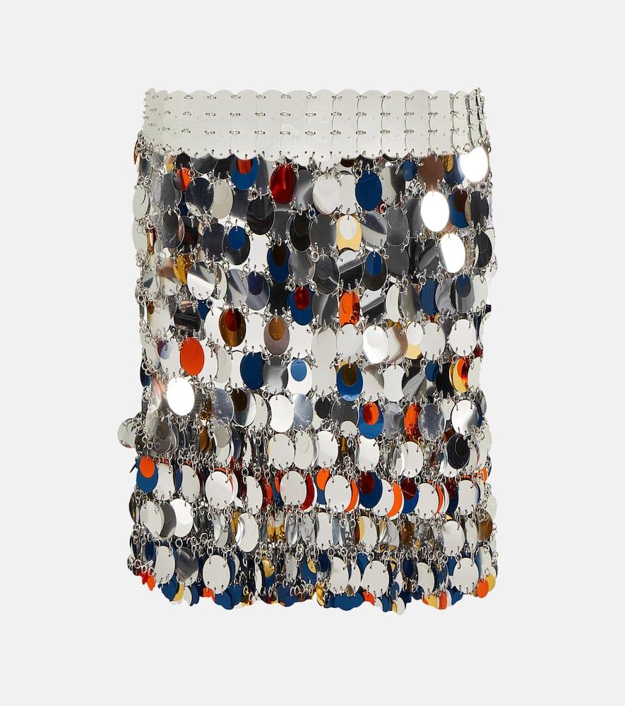rabanne embellished miniskirt
