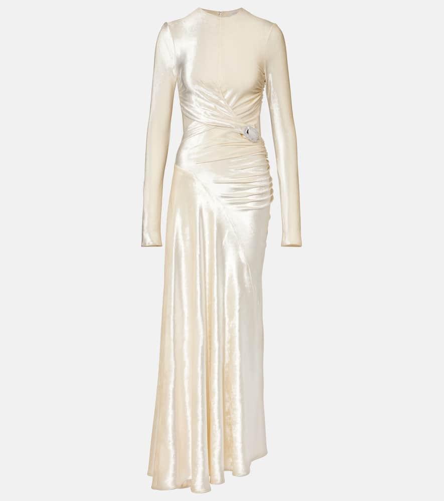 rabanne gathered gown