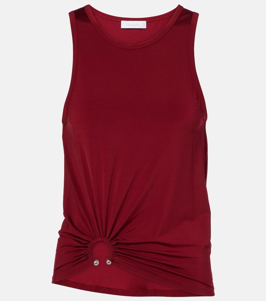 rabanne jersey tank top