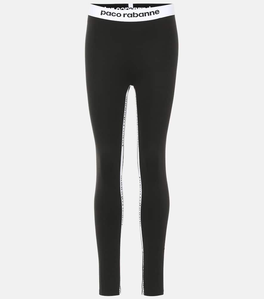 rabanne logo leggings