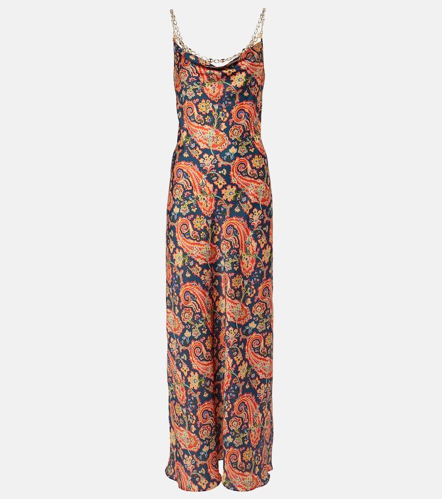 rabanne paisley maxi dress