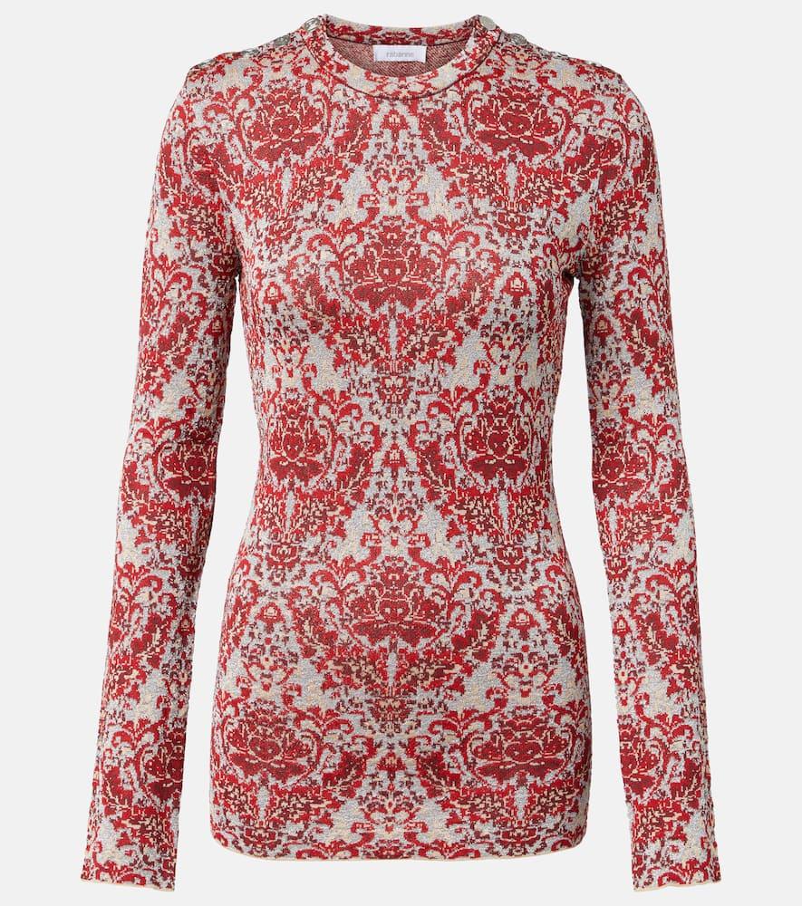 rabanne paisley top