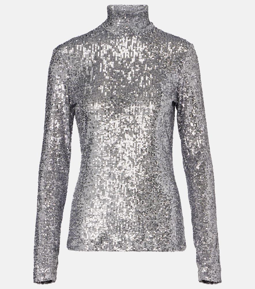 rabanne sequined top