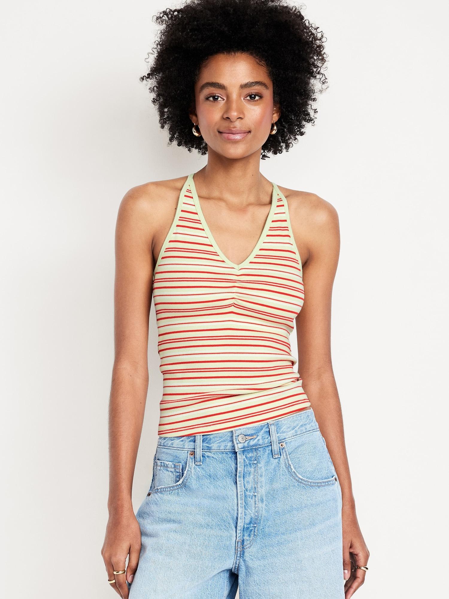 racerback crop tank top