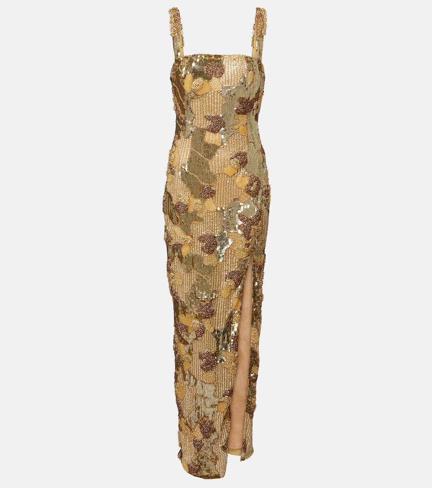 rachel gilbert elyse beaded gown