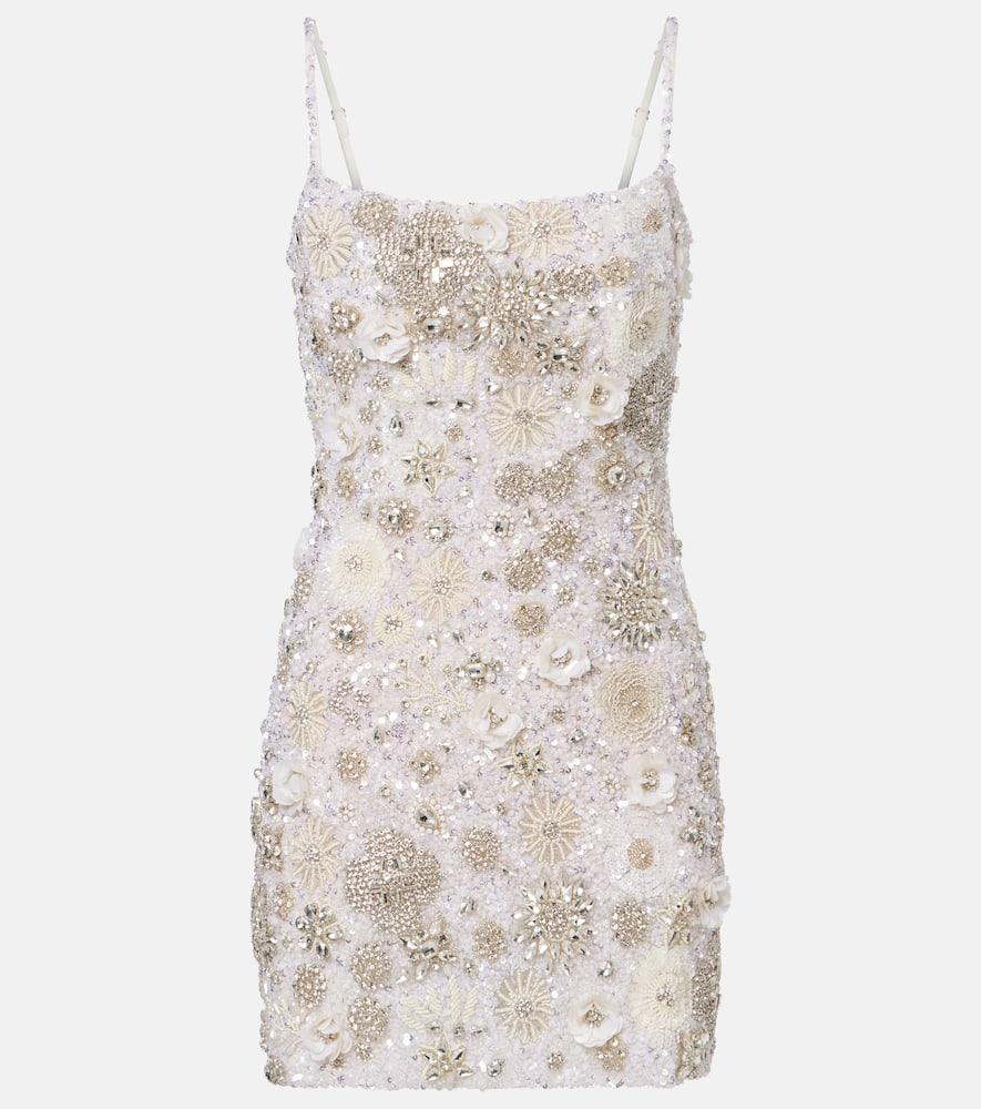 rachel gilbert francesca embellished minidress