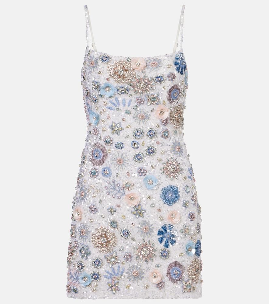 rachel gilbert francesca embellished minidress