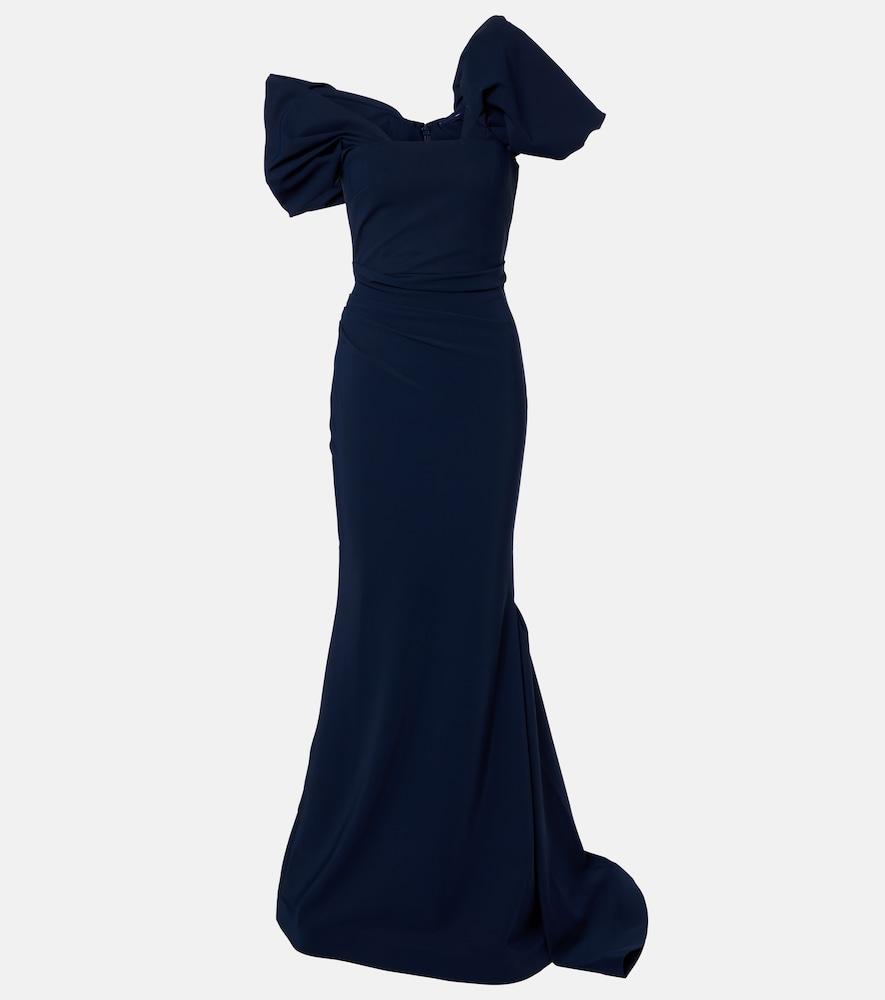rachel gilbert jade asymmetric gown