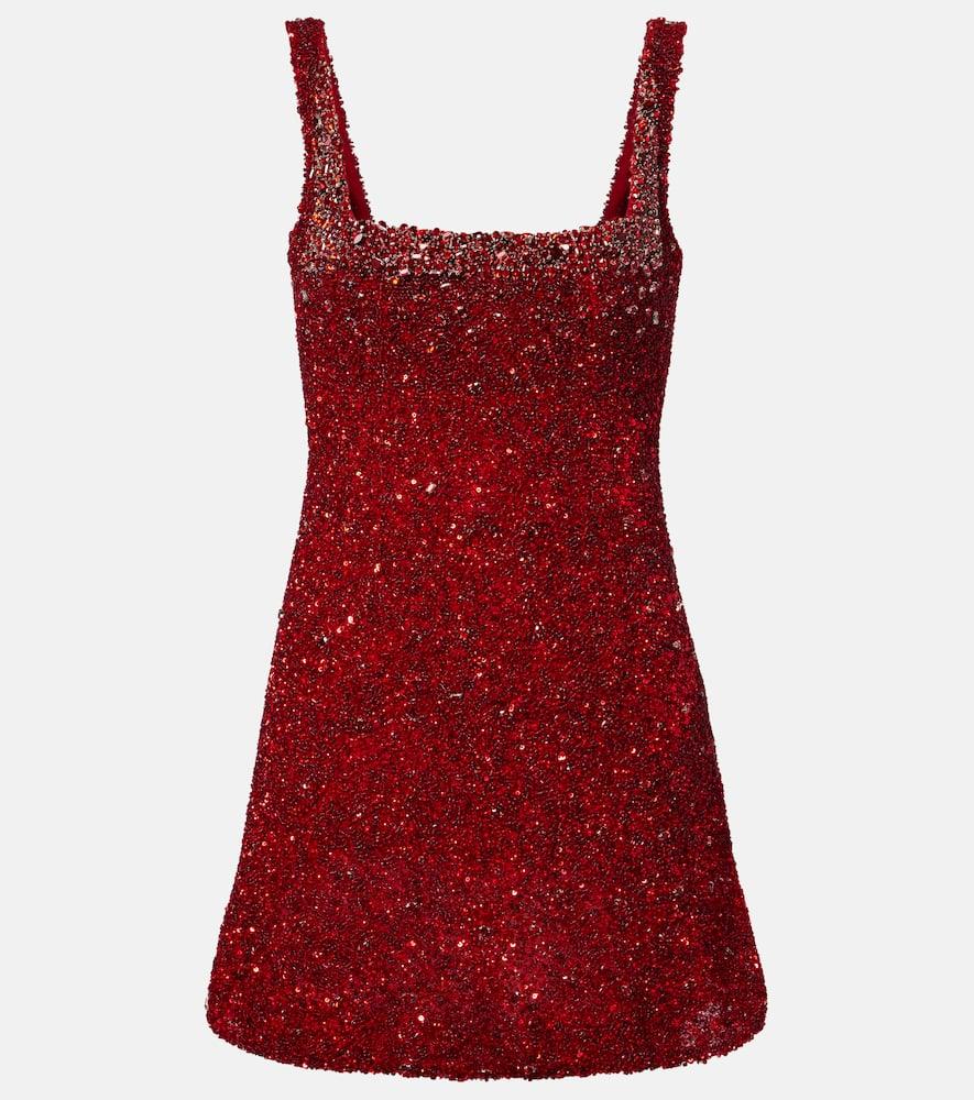 rachel gilbert kaity embellished minidress