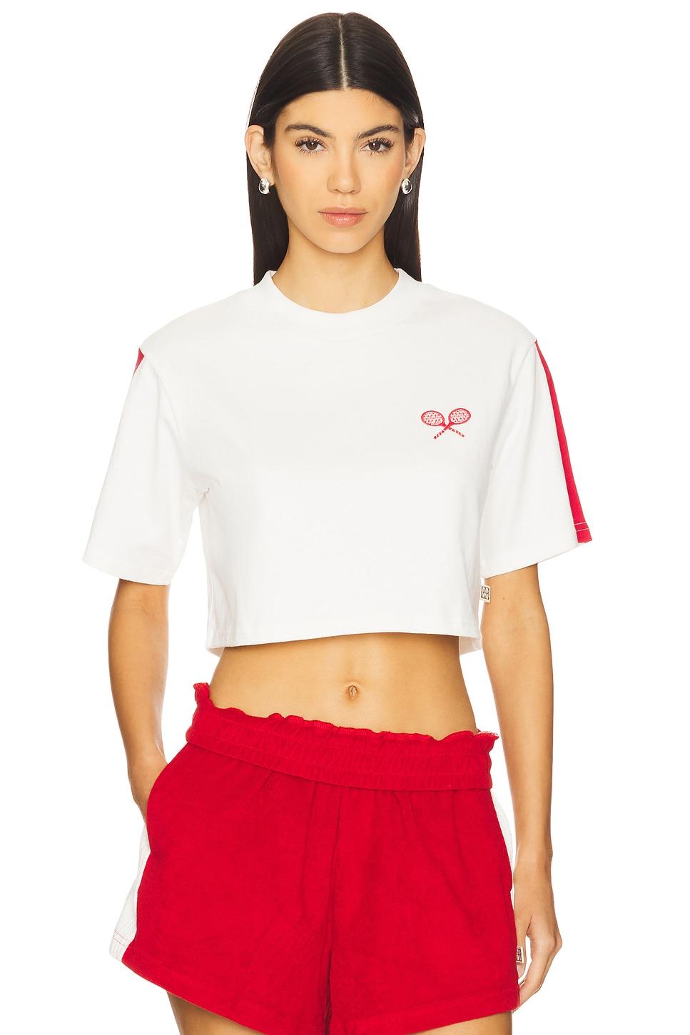 racquet crop tee