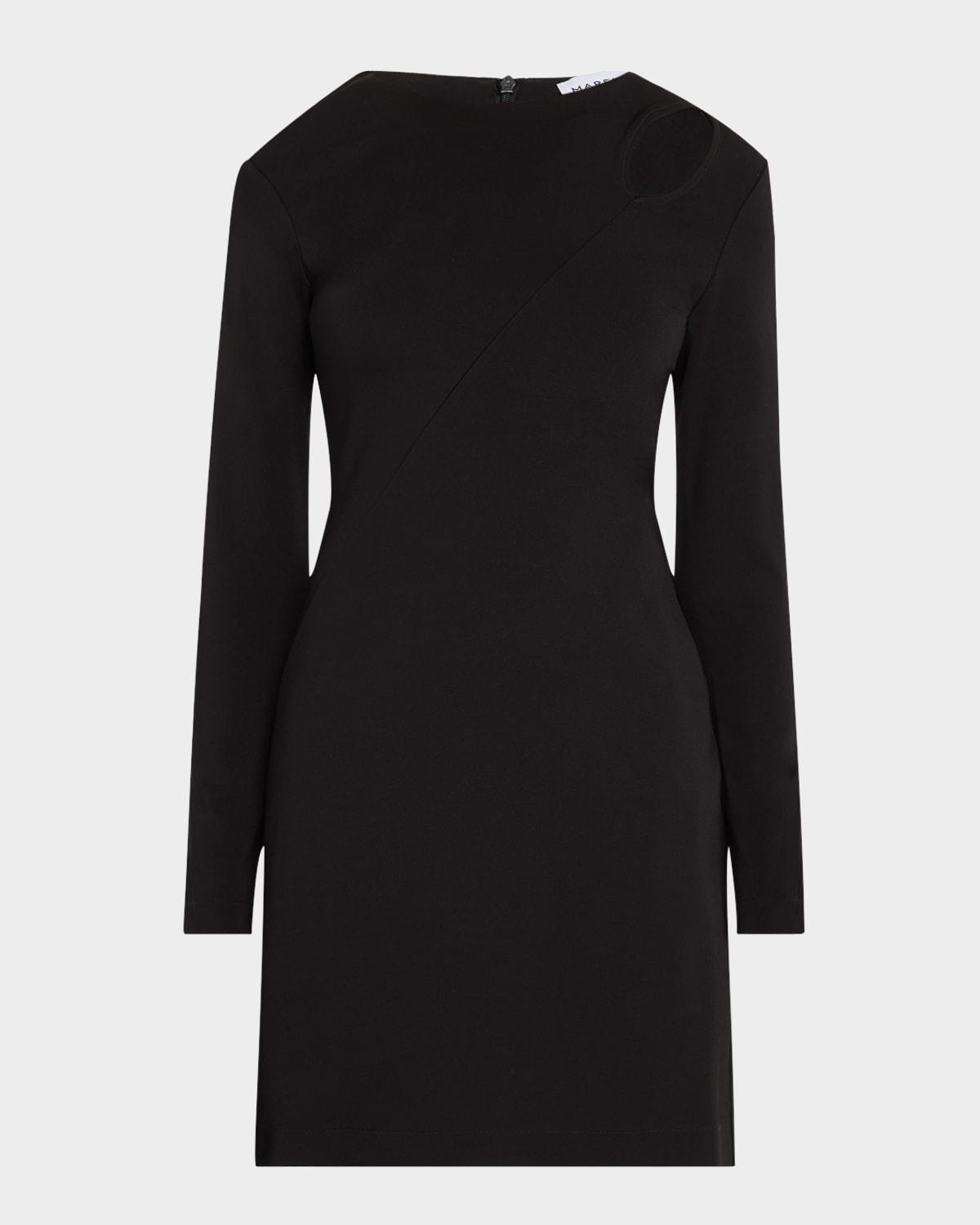 radica cutout long-sleeve mini dress