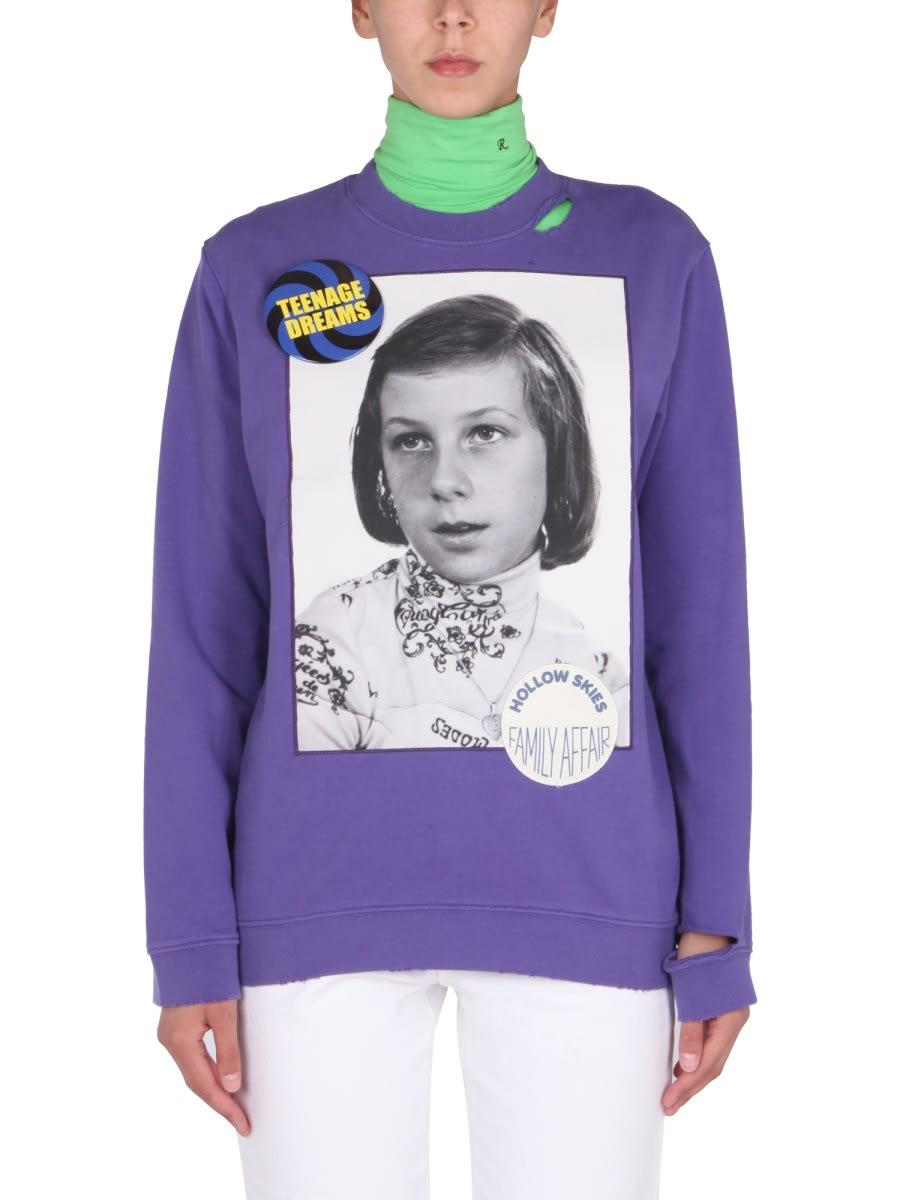 raf simons teenage dreams sweatshirt