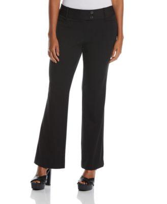 rafaella womens curvy fit boot cut pants