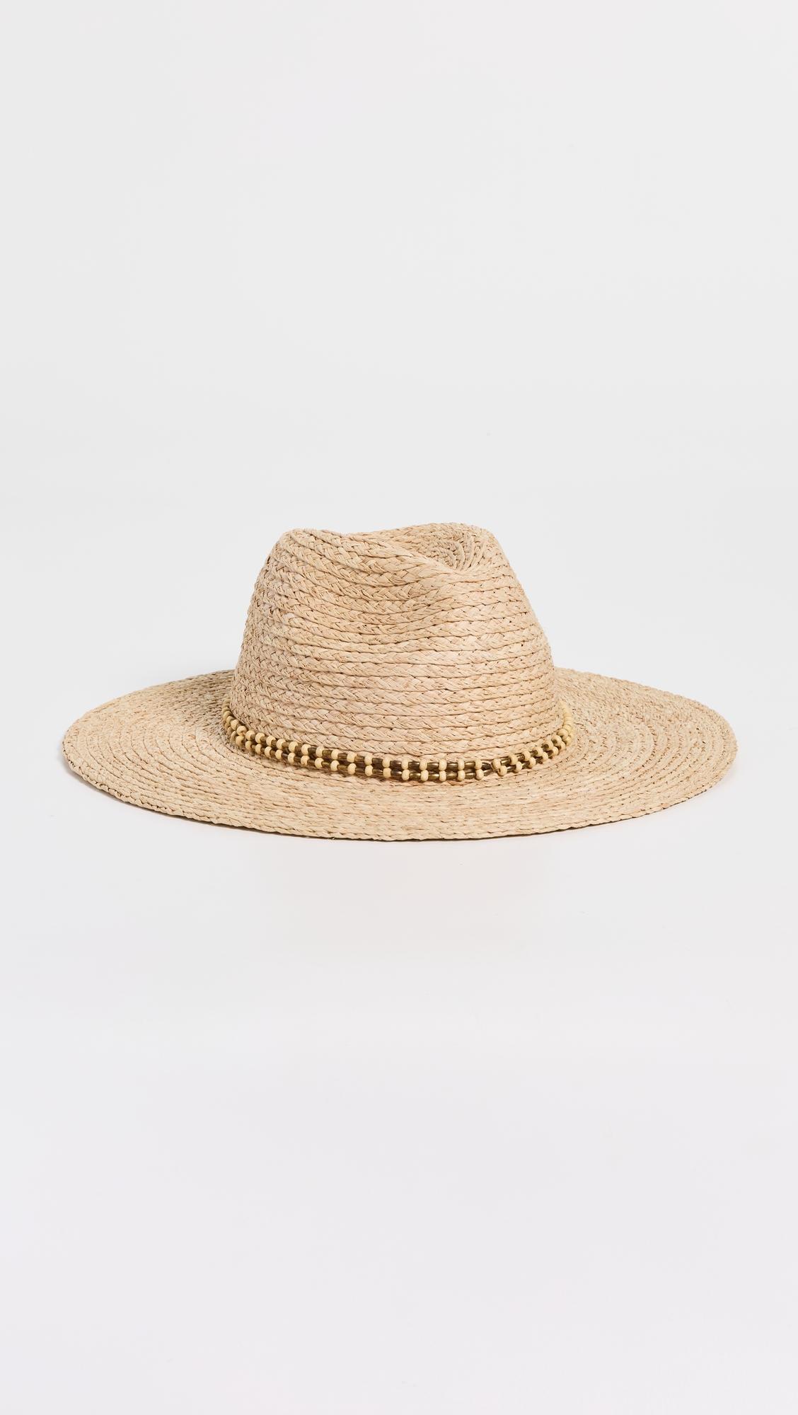 raffia braid continental hat