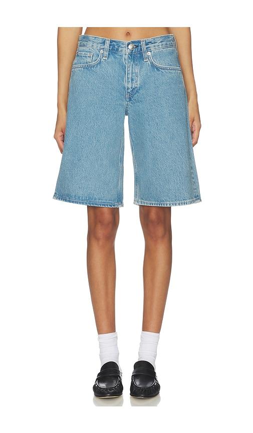 rag & bone ariel shorts in blue.