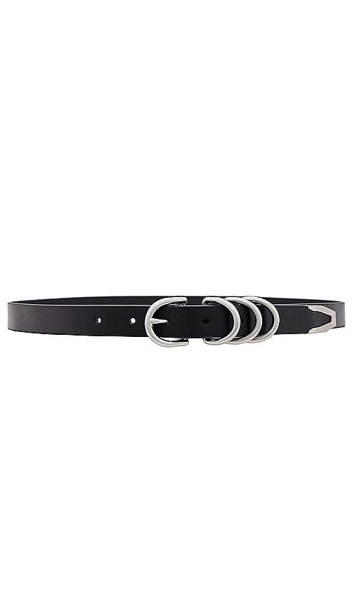 rag & bone baby spire hip belt in black.